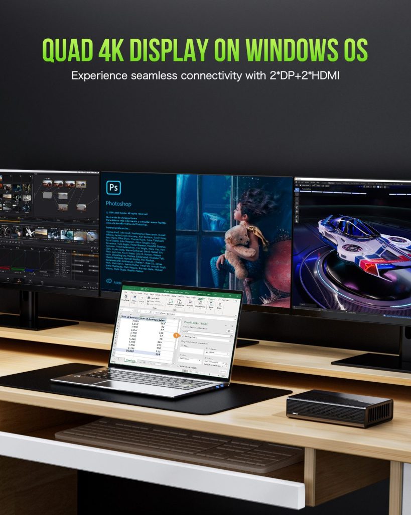 Docking Egpu AD-GP1: Docking Station + eGPU | GMKtec